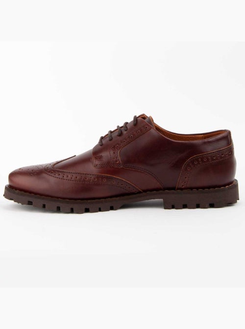 Oxford Couro Natural Purapiel - Kiabi Oxford Couro Natural Purapiel - Kiabi