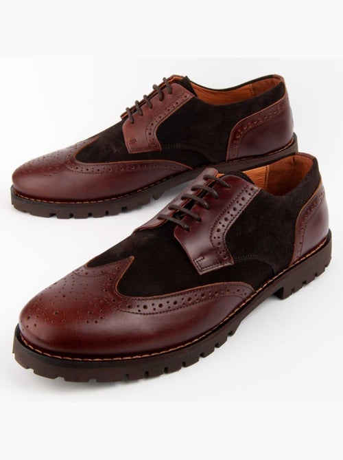Oxford Couro Natural Purapiel - Kiabi