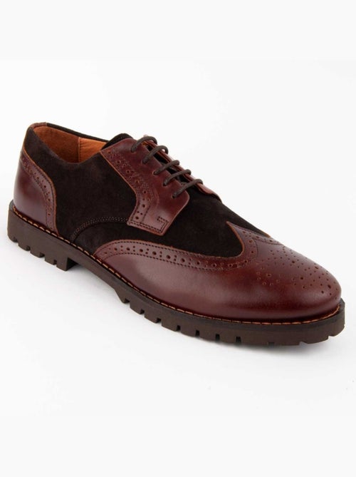 Oxford Couro Natural Purapiel - Kiabi