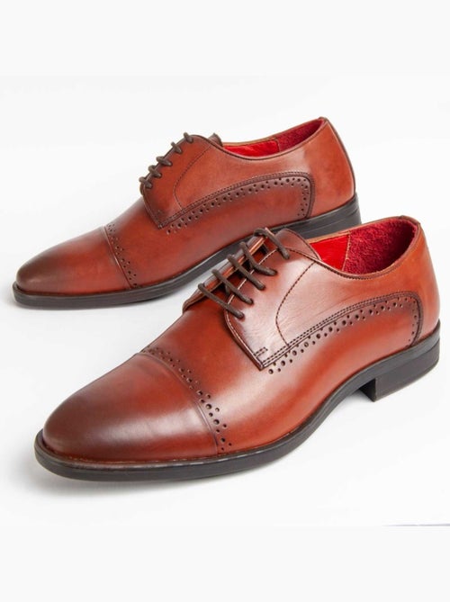 Oxford Couro Natural Purapiel - Kiabi Oxford Couro Natural Purapiel - Kiabi