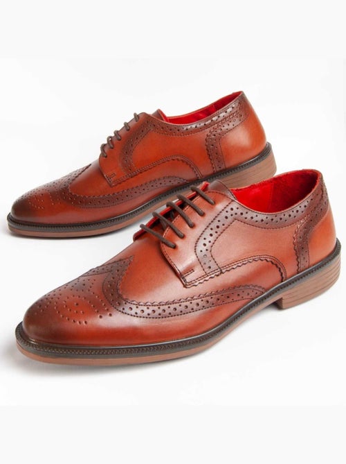 Oxford Couro Natural Purapiel - Kiabi