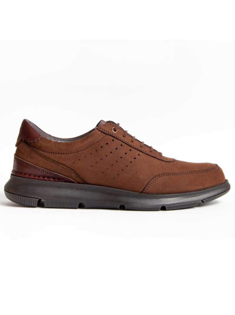 Oxford Couro Natural Purapiel Castanho - Kiabi