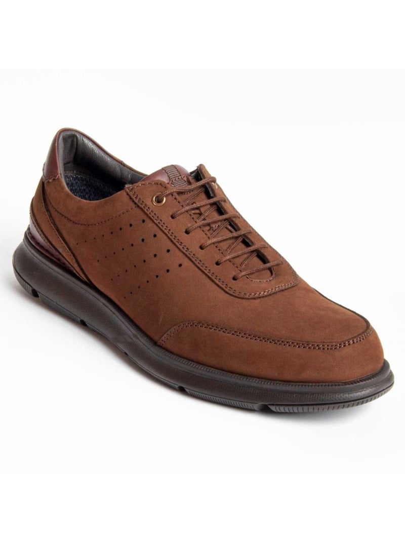 Oxford Couro Natural Purapiel Castanho - Kiabi