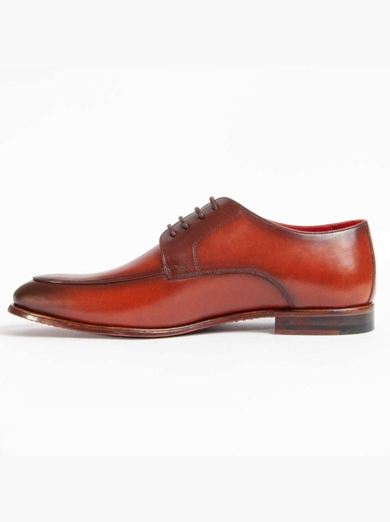 Oxford Couro Natural Purapiel Castanho - Kiabi