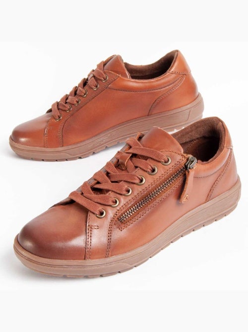 Oxford Couro Natural Purapiel - Kiabi Oxford Couro Natural Purapiel - Kiabi
