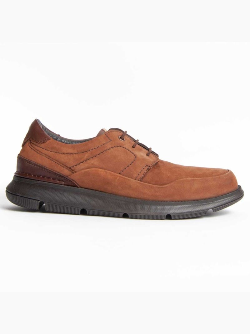 Oxford Couro Natural Purapiel Castanho - Kiabi