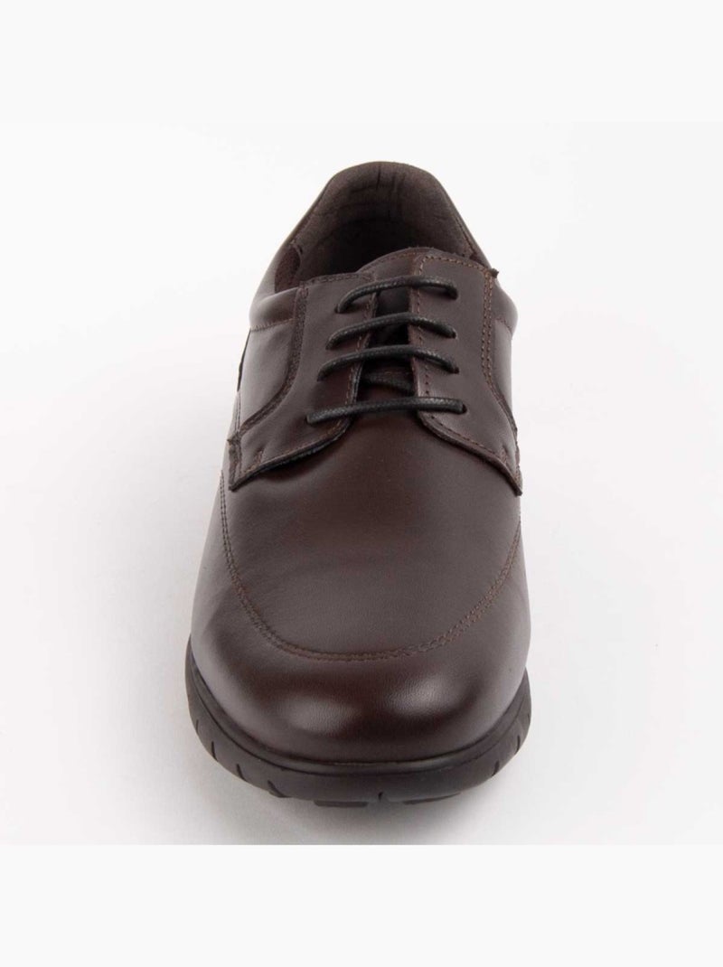 Oxford Couro Natural Purapiel Castanho - Kiabi
