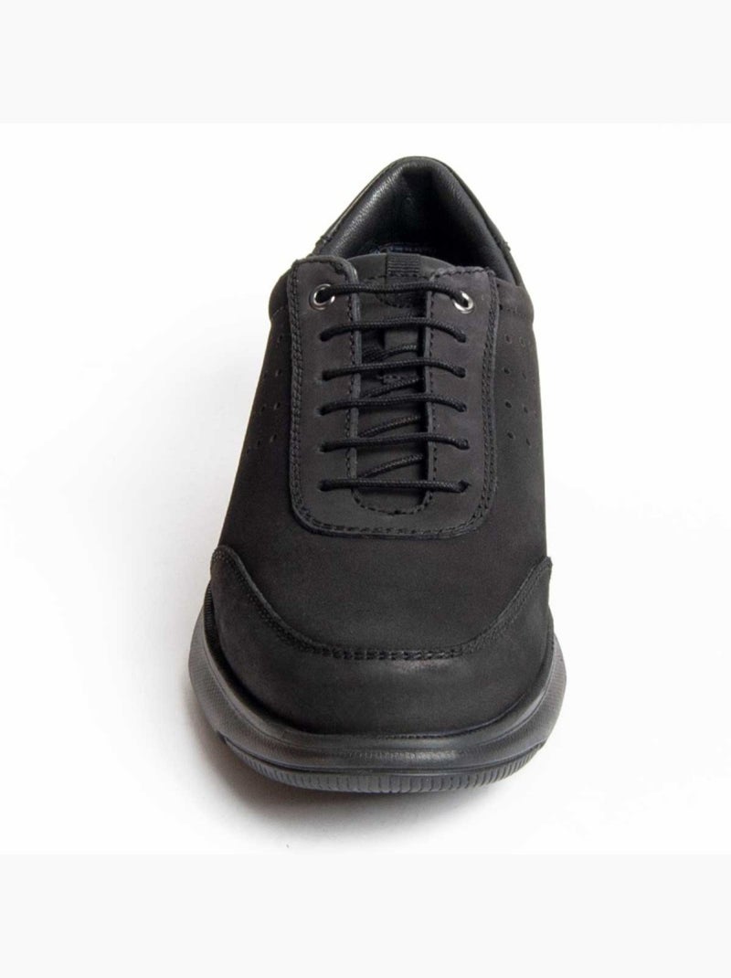 Oxford Couro Natural Purapiel Preto - Kiabi