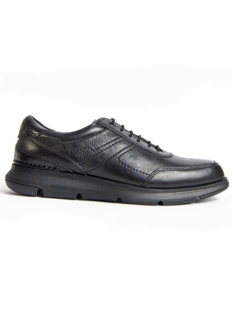 Oxford Couro Natural Purapiel Preto - Kiabi