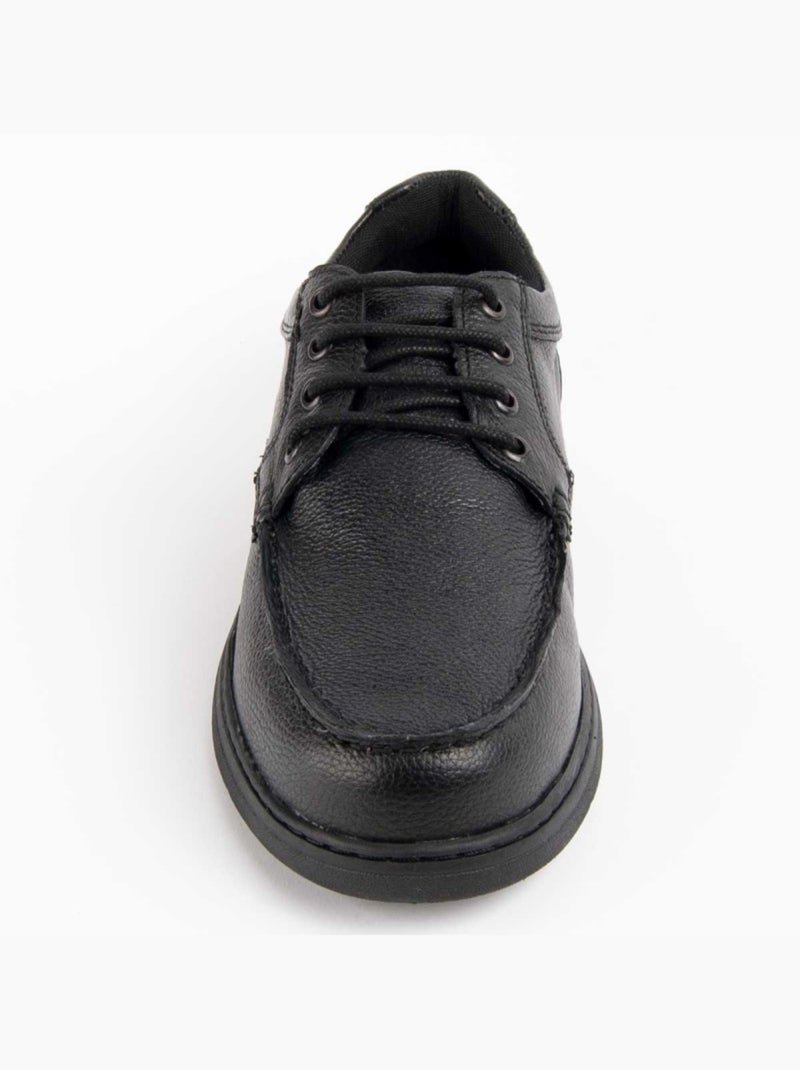 Oxford Couro Natural Purapiel Preto - Kiabi