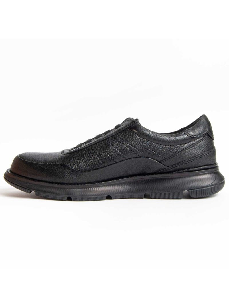 Oxford Couro Natural Purapiel Preto - Kiabi