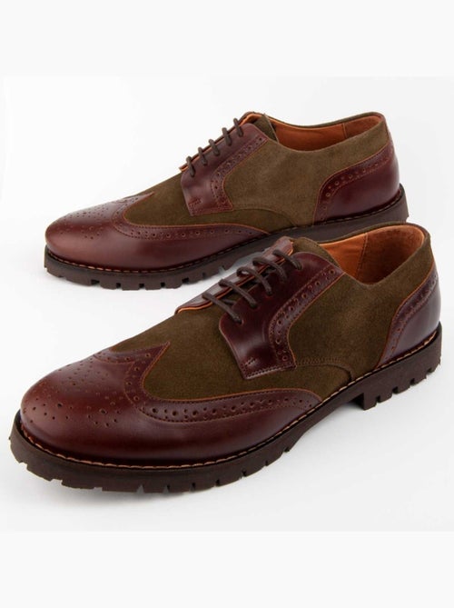 Oxford Couro Natural Purapiel - Kiabi