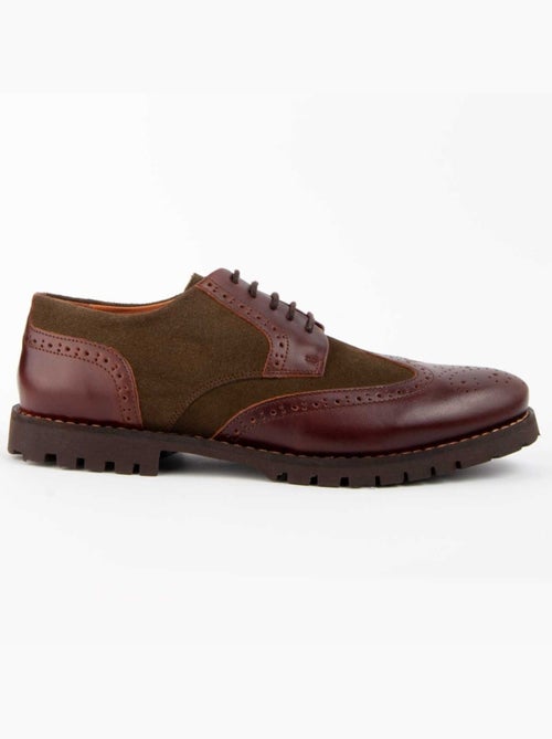 Oxford Couro Natural Purapiel - Kiabi