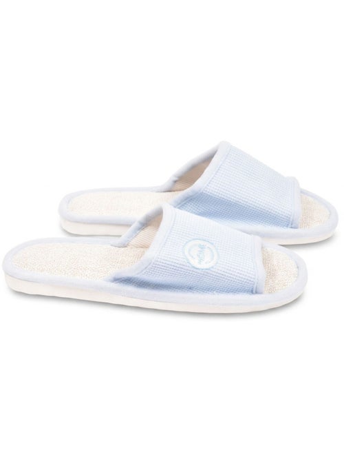 OZABI Chinelo Mula Mulher Pack 2 Pares Tecido Gofrado Ponta Aberta - Kiabi