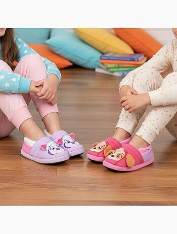 OZABI Pack 2 Pares Chocas Criança Patrulha Pata Antiderrapantes