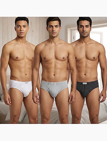 OZABI Pack Cuecas Homem Algodão 100% – Conjunto de 6