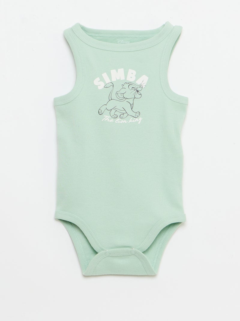 Pack 2 bodies colete \'Disney\' Branco - Kiabi