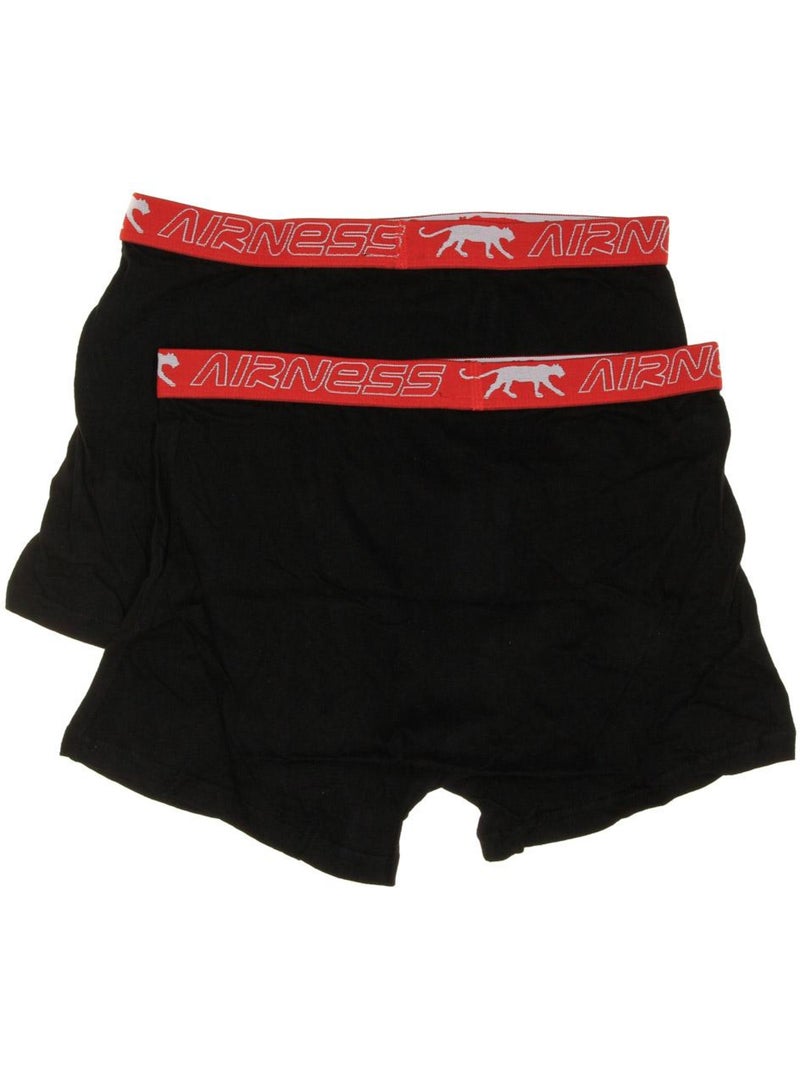 Pack 2 Boxers Airness Pretos para Homem Preto - Kiabi