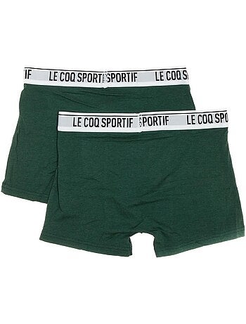 Pack 2 Boxers Le Coq Sportif Camuset Desporto Verde para Homem