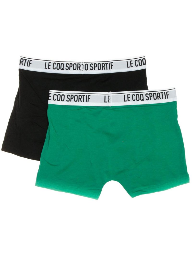 Pack 2 Boxers Le Coq Sportif Camuset Desporto Verde/Preto para Homem Verde - Kiabi