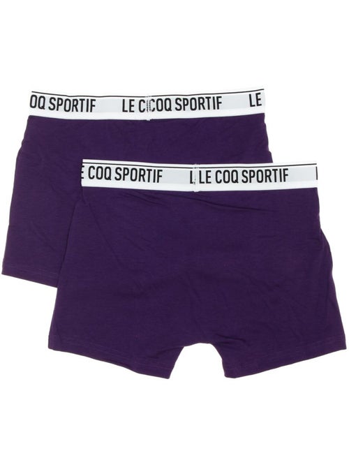 Pack 2 Boxers Le Coq Sportif Camuset Desporto Violeta para Homem - Kiabi