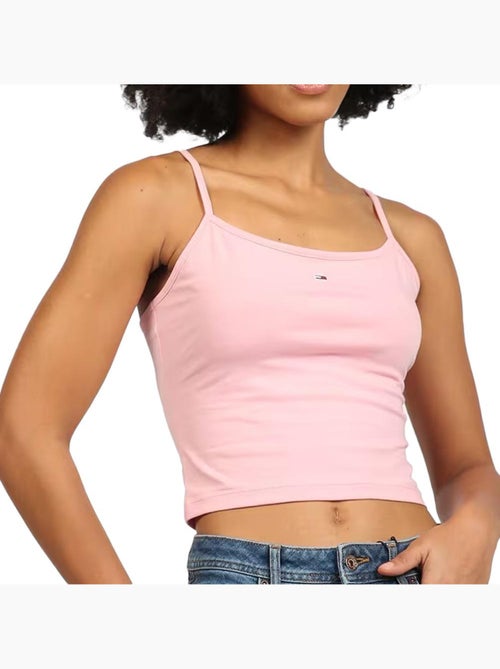 Pack 2 Camisolas Interiores Essenciais Tommy Hilfiger para Mulher, Branco/Rosa - Kiabi Pack 2 Camisolas Interiores Essenciais Tommy Hilfiger para Mulher, Branco/Rosa - Kiabi