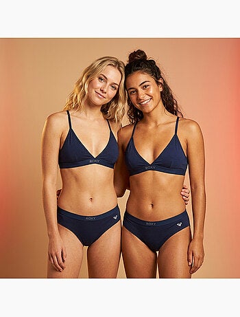 Pack 2 Conjuntos Rapariga Top Desportivo Cuecas Algodão Licença Oficial ROXY