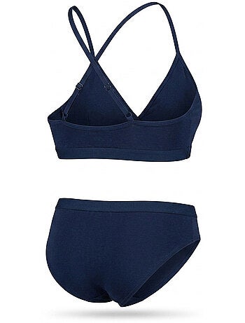 Pack 2 Conjuntos Rapariga Top Desportivo Cuecas Algodão Licença Oficial ROXY