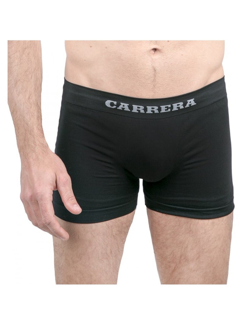 Pack 2 Cuecas Boxer Desporto Carrera Homem Preto - Kiabi