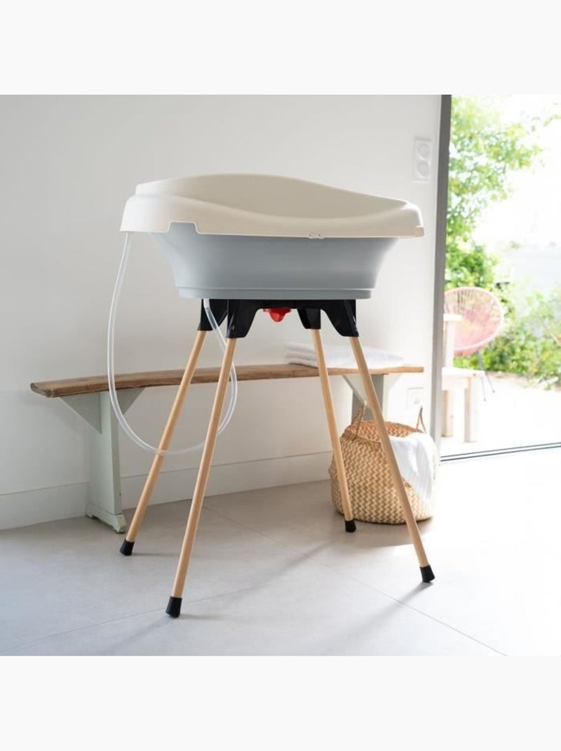 Pack 2 em 1 tábua de muda e banheira vasco thermobaby Cinza - Kiabi