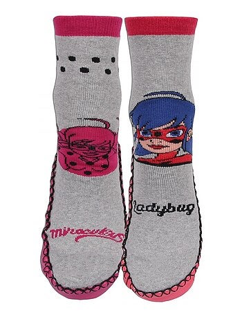 Pack 2 meias chinelos Zag Heroez