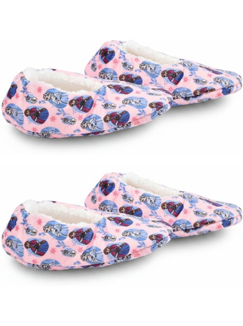 Pack 2 Pares Chinelos Rapariga Disney Forrados Antiderrapantes OZABI - Kiabi Pack 2 Pares Chinelos Rapariga Disney Forrados Antiderrapantes OZABI - Kiabi