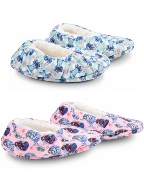 Pack 2 Pares Chinelos Rapariga Disney Forrados Antiderrapantes OZABI - Kiabi