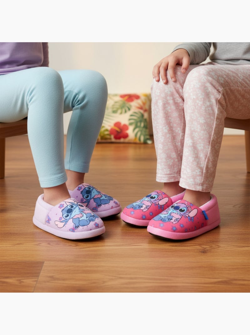 Pack 2 pares pantufas rapariga disney stitch forradas antiderrapantes ozabi Rosa - Kiabi