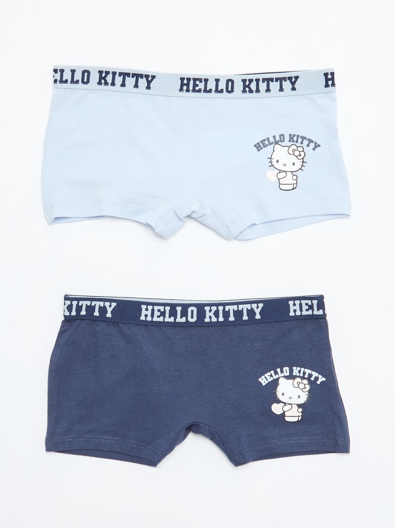 Pack 2 shorties 'Hello Kitty' Azul - Kiabi