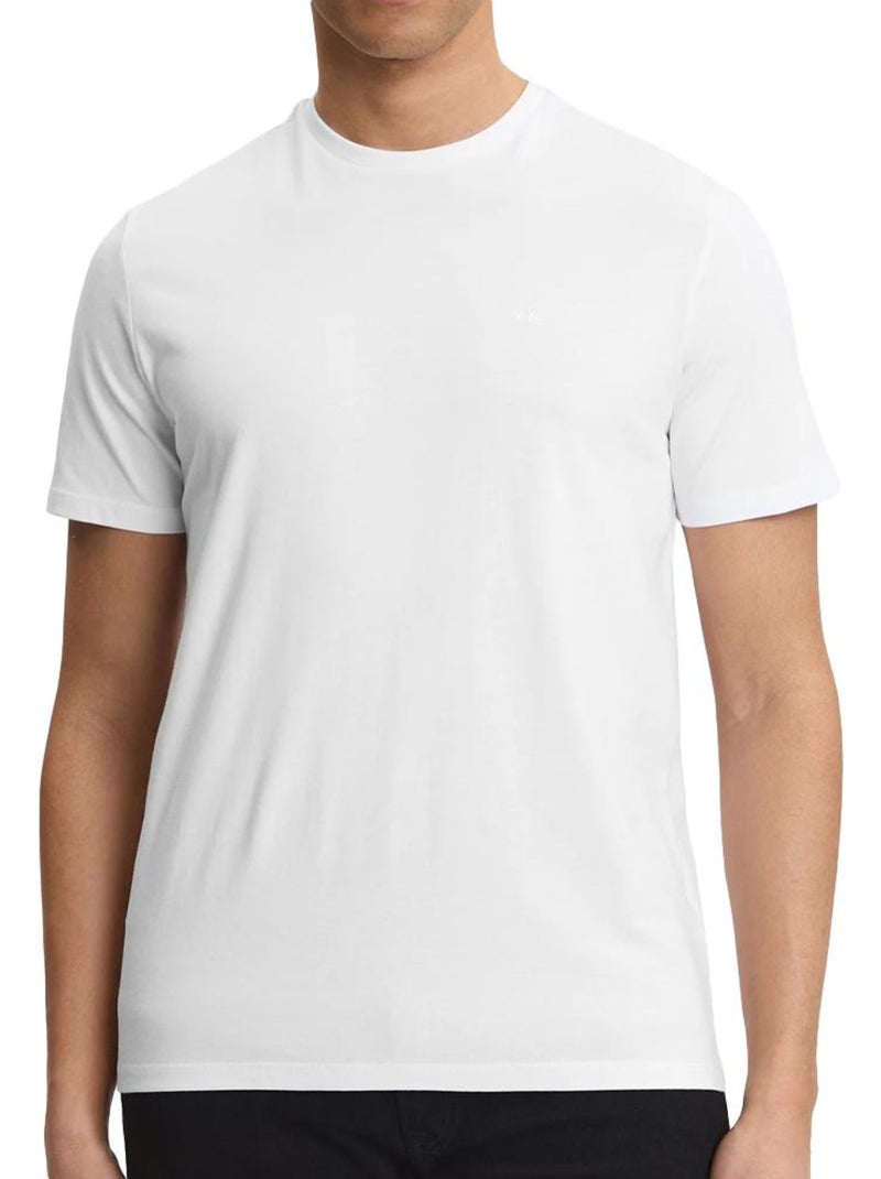 Pack 2 t-shirts calvin klein jeans clássicos para homem - branco/preto Preto - Kiabi