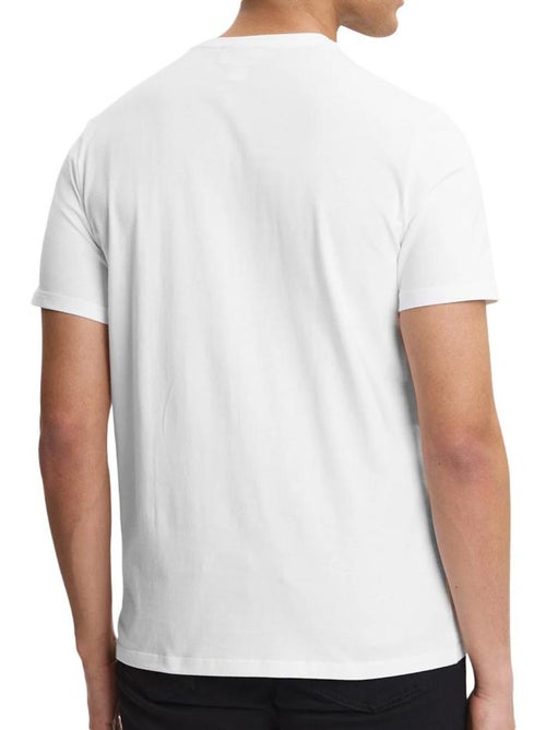 Pack 2 t-shirts calvin klein jeans clássicos para homem - branco/preto - Kiabi Pack 2 t-shirts calvin klein jeans clássicos para homem - branco/preto - Kiabi