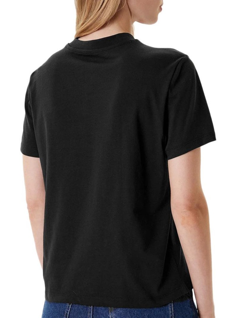 Pack 2 T-Shirts Calvin Klein Jeans Monologo para Mulher Preto/Branco Branco Preto - Kiabi