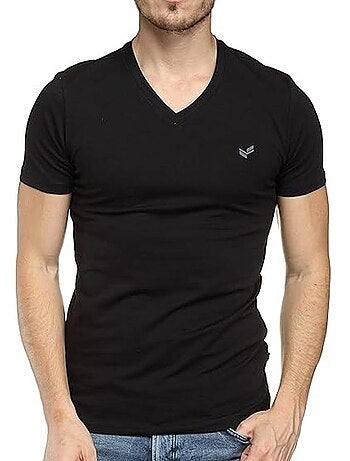 Pack 2 T-Shirts Kaporal GIFTH para Homem Preto/Cinzento