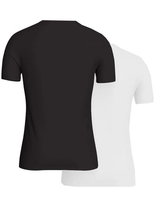 Pack 2 T-Shirts Kaporal JIFT para Homem Preto/Branco - Kiabi