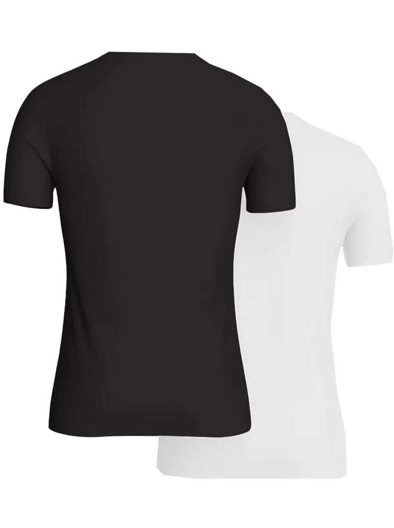 Pack 2 T-Shirts Kaporal JIFT para Homem Preto/Branco Preto - Kiabi