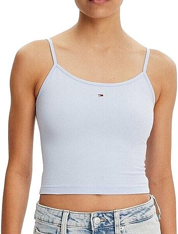 Pack 2 Tops Essenciais Tommy Hilfiger para Mulher Branco/Azul