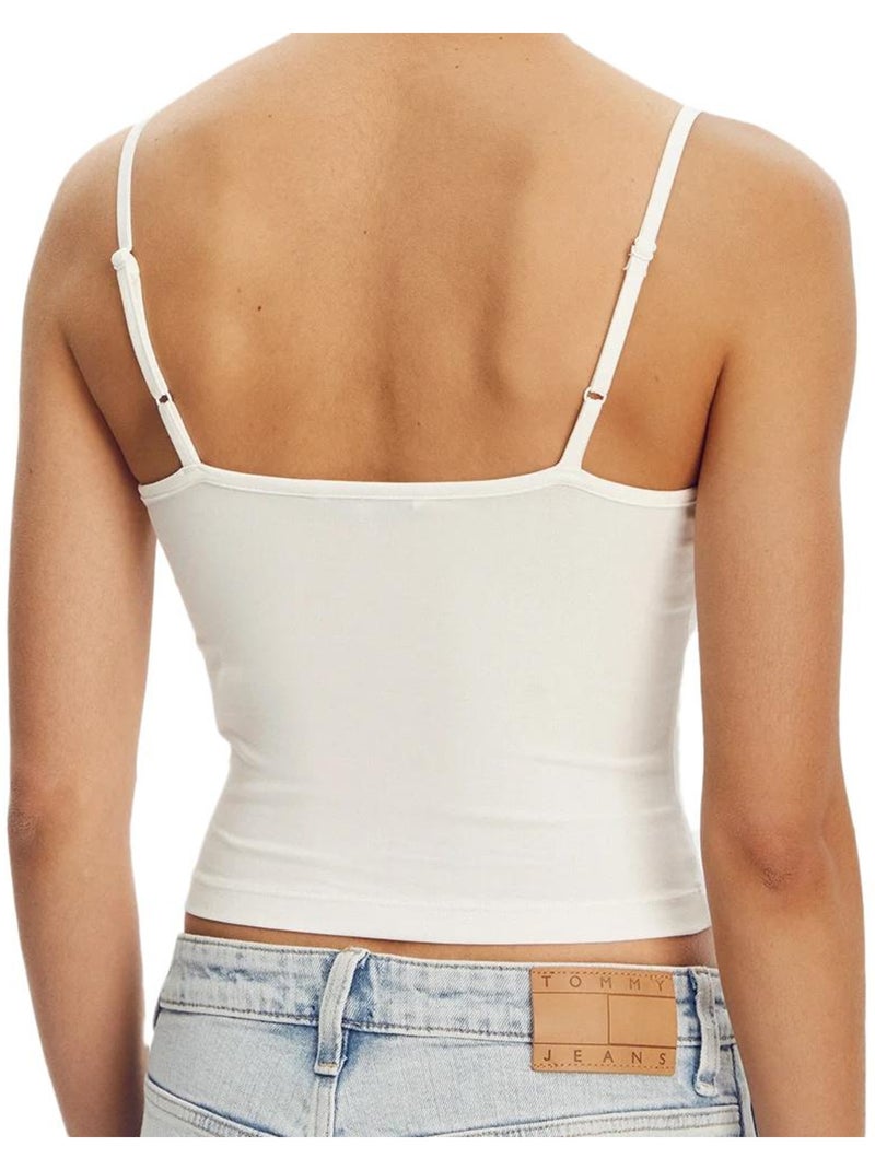 Pack 2 Tops Essenciais Tommy Hilfiger para Mulher Branco/Azul Azul - Kiabi
