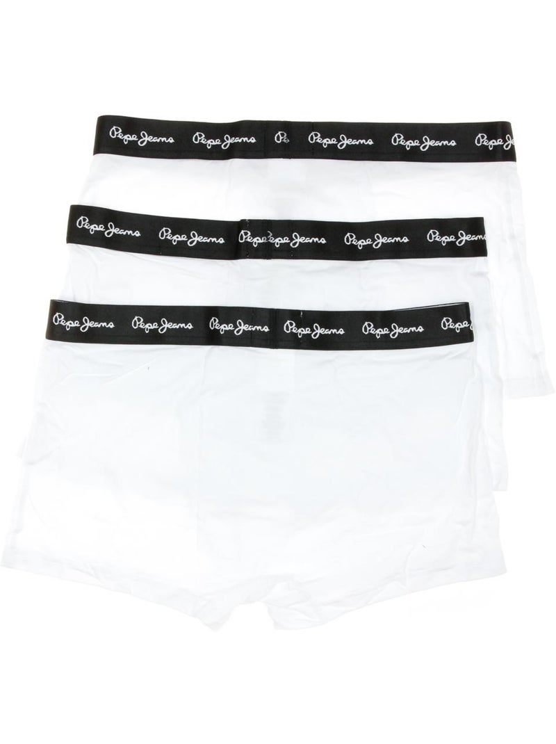 Pack 3 Boxers Brancos Homem Pepe Jeans TK Branco - Kiabi