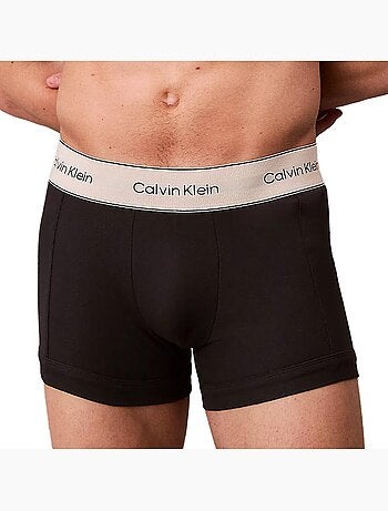 Pack 3 Boxers Calvin Klein Jeans Heritage Pretos para Homem