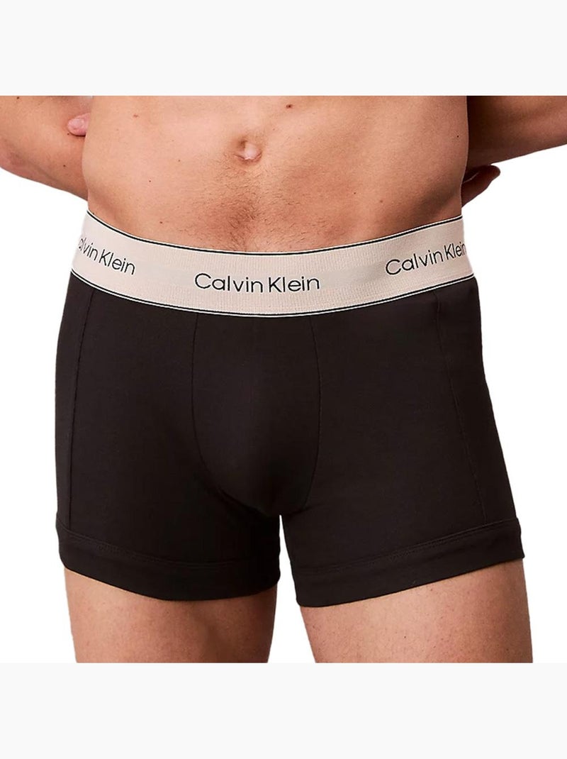 Pack 3 Boxers Calvin Klein Jeans Heritage Pretos para Homem Preto - Kiabi