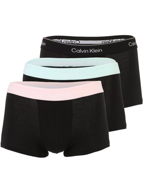 Pack 3 boxers calvin klein jeans low rise preto/rosa/verde para homem - Kiabi Pack 3 boxers calvin klein jeans low rise preto/rosa/verde para homem - Kiabi