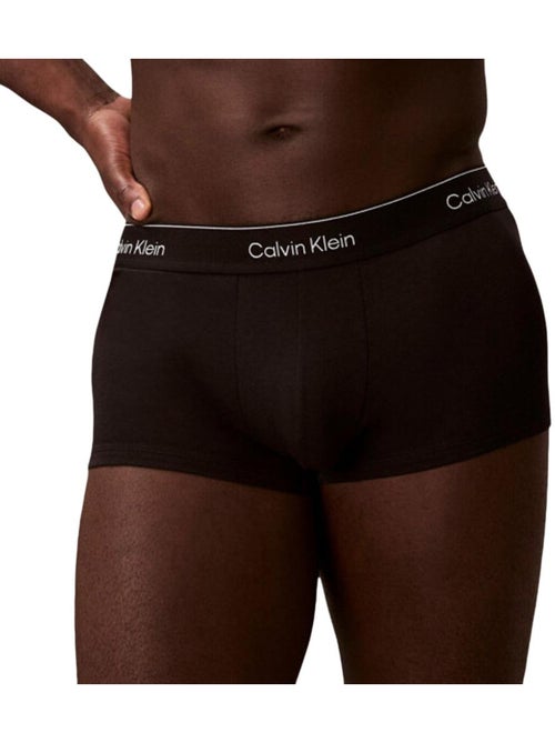 Pack 3 boxers calvin klein jeans low rise preto/rosa/verde para homem - Kiabi Pack 3 boxers calvin klein jeans low rise preto/rosa/verde para homem - Kiabi