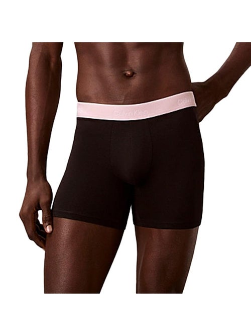 Pack 3 boxers calvin klein jeans pretos para homem - Kiabi