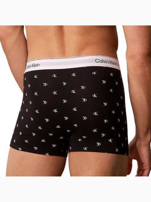 Pack 3 boxers calvin klein jeans relaxed fit trunk preto/branco para homem - Kiabi Pack 3 boxers calvin klein jeans relaxed fit trunk preto/branco para homem - Kiabi